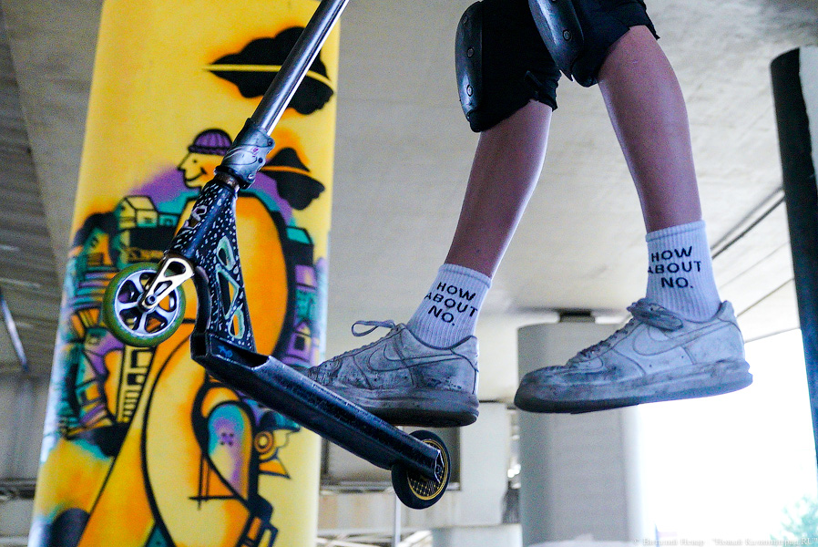 В Калининграде стало ещё одним скейт парком больше. Вот что там происходит