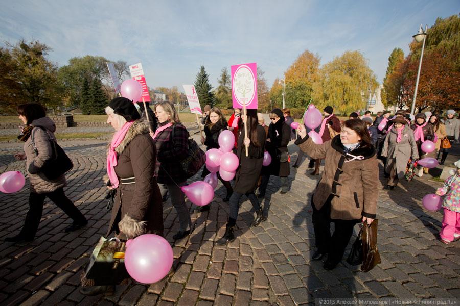 С оркестром и в шарфах: как прошел в Калининграде Марш против рака