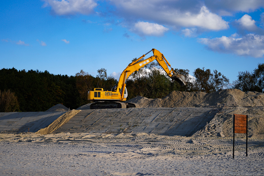 Рядом с Зеленоградском приостановили работы по «благоустройству» дюн