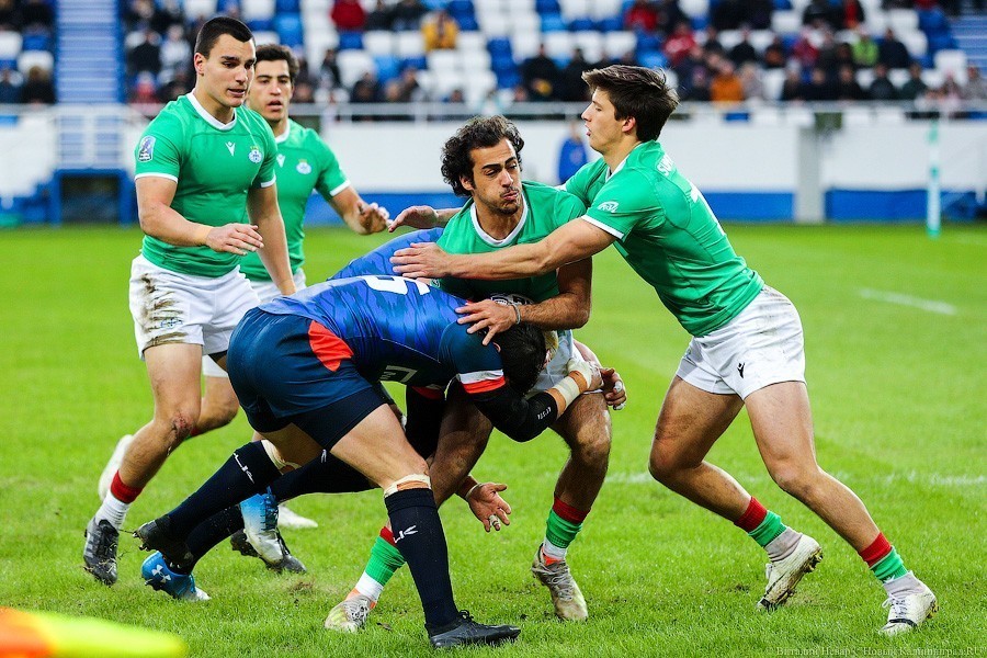 Россия — Португалия: как наши парни победили в матче Rugby Europe в Калининграде