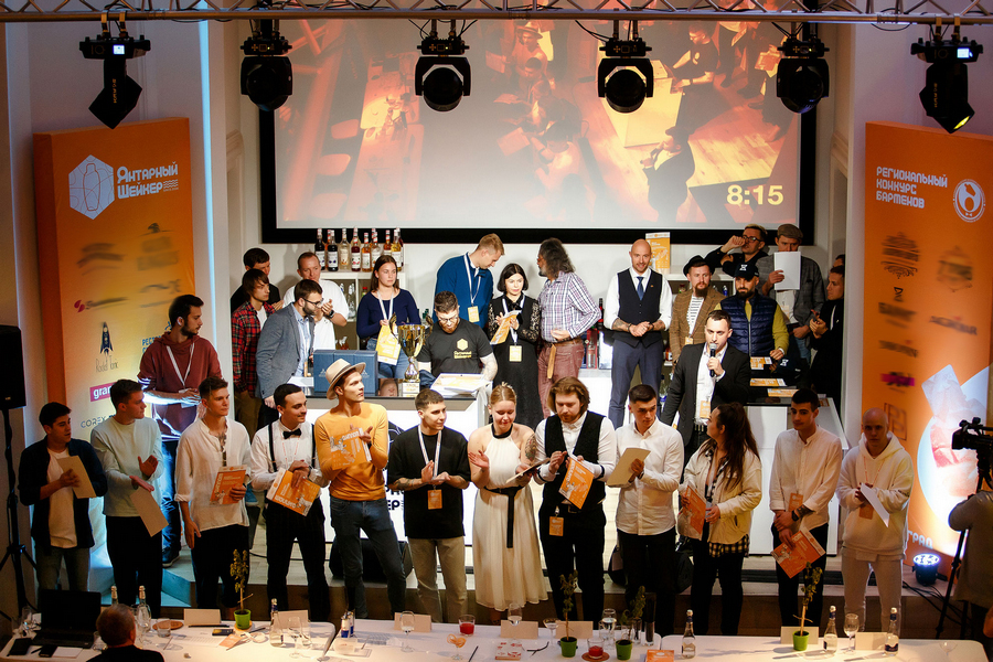 Лучшего бармена Калининграда определили на конкурсе «Янтарный Шейкер-2022»