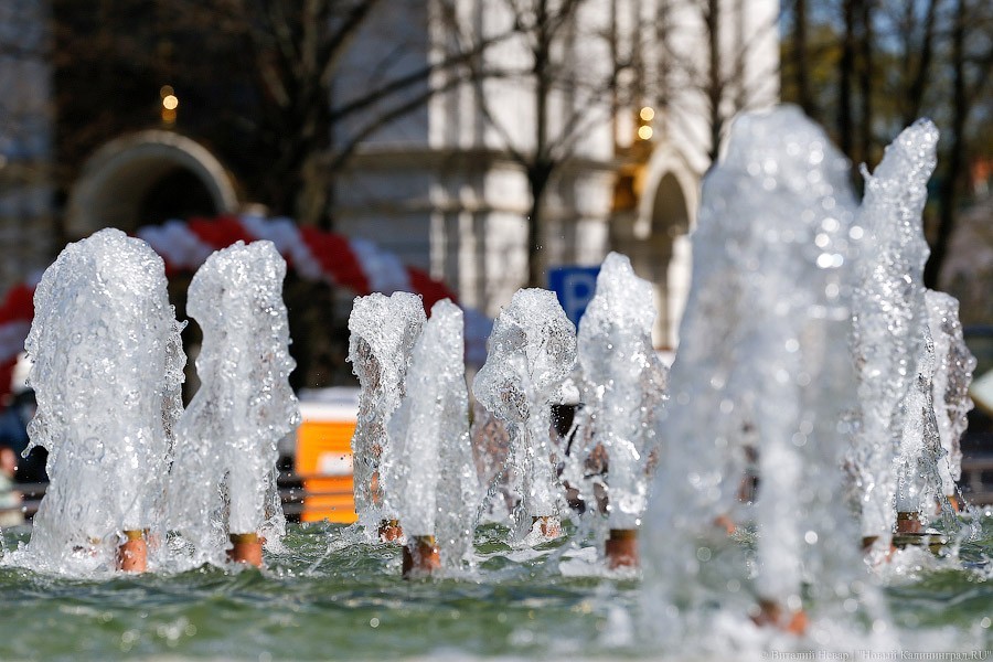 Мэрия объявила о закрытии сезона фонтанов в Калининграде