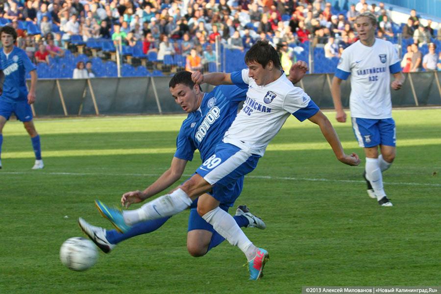 Очередное поражение: «Балтика» проиграла «Ротору» со счётом 0:2