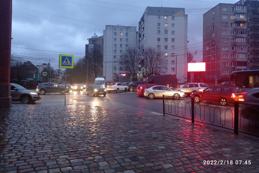 На перекрестке Литовского вала и ул. Фрунзе не работает светофор
