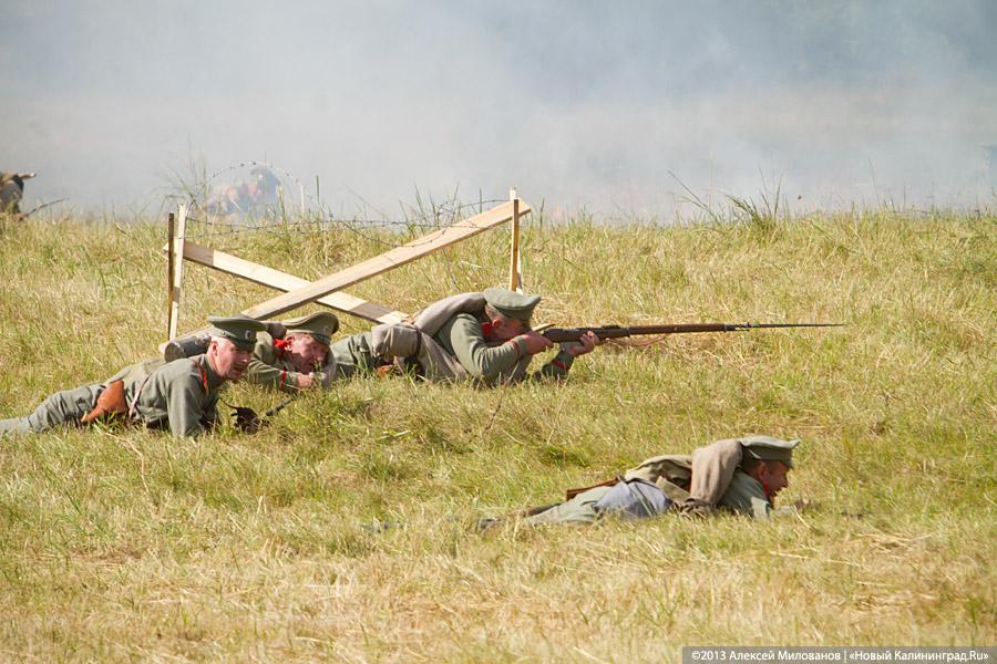 Казаки и броневики: реконструкция сражения Первой мировой войны под Гусевом