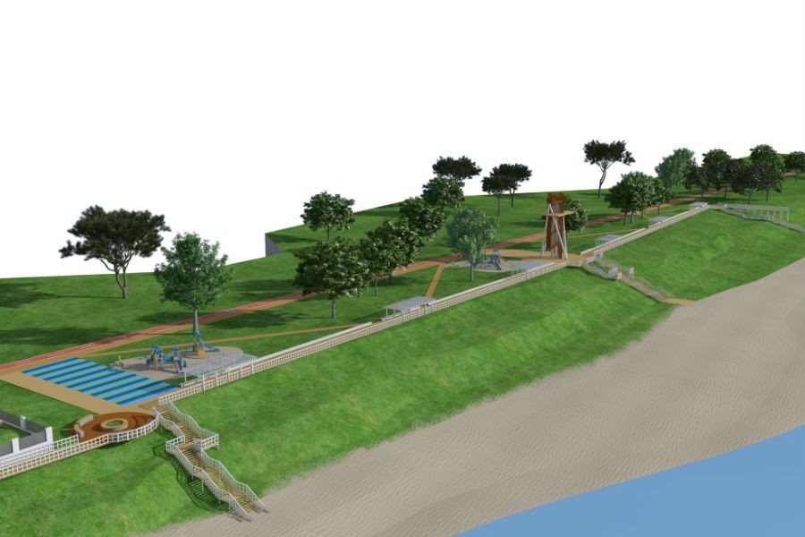 Эскиз променада, рисунок с сайта администрации Зеленоградского городского округа