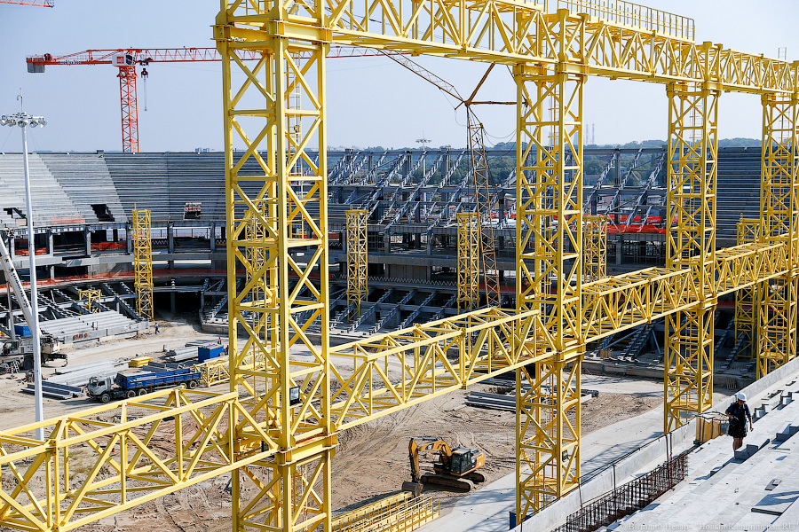 Жаркий визит: ход строительства объектов ЧМ-2018 проинспектировала FIFА