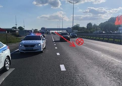 На Московском проспекте опрокинулся мотоцикл: пострадал 28-летний пассажир