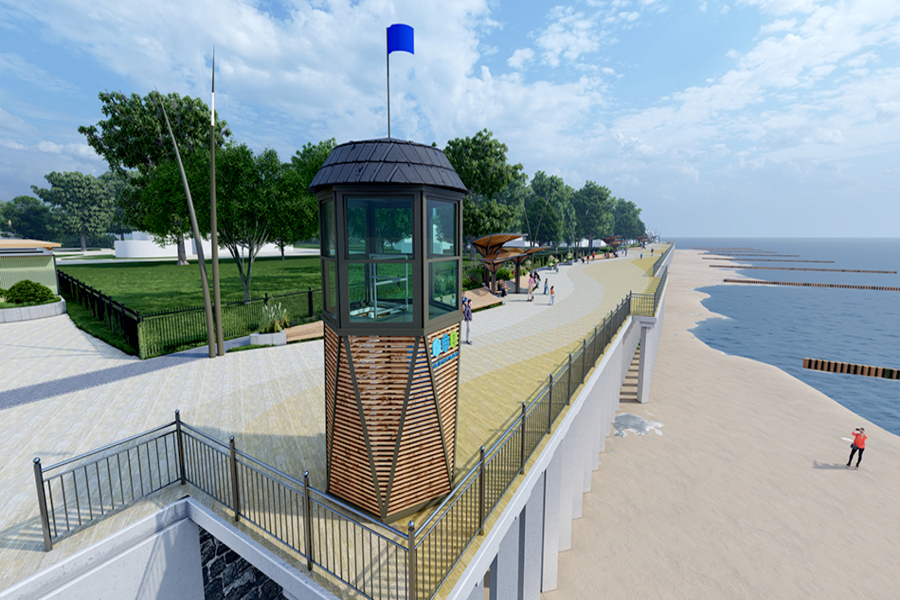 В Зеленоградске намерены установить спасательные вышки нового образца