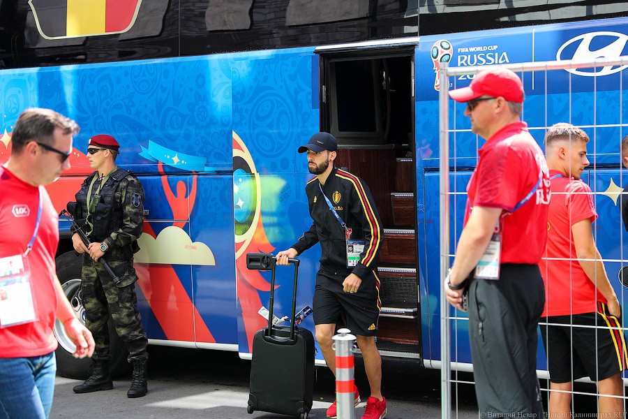 Компани, де Брёйне, Феллайни и тот самый Анри: сборная Бельгии в городе (фото)