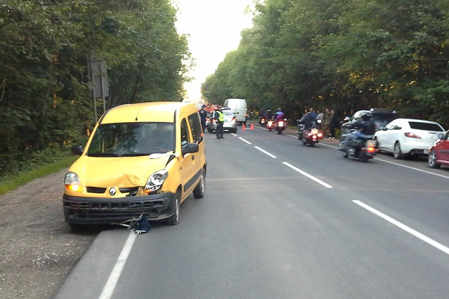 В ДТП на Окружной в Калининграде погиб мотоциклист (фото)