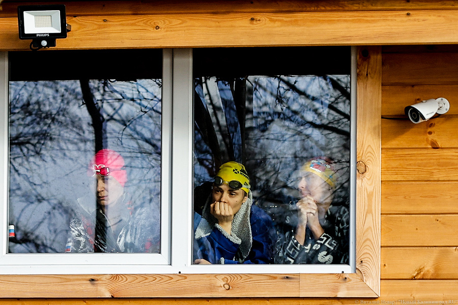 Время моржей: в  Калининграде прошли соревнования по зимнему плаванию (фото)