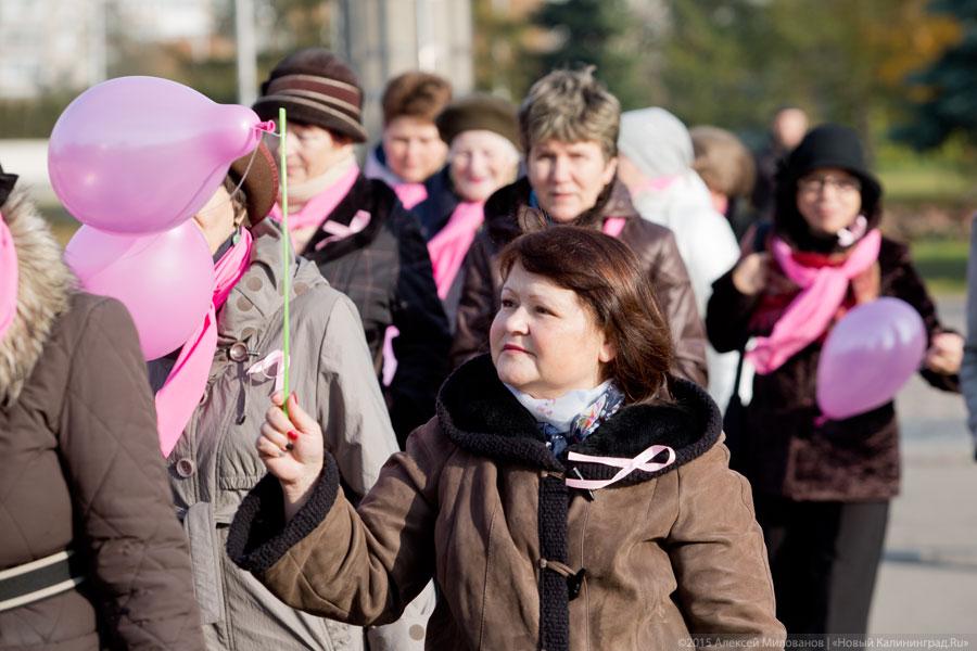 С оркестром и в шарфах: как прошел в Калининграде Марш против рака