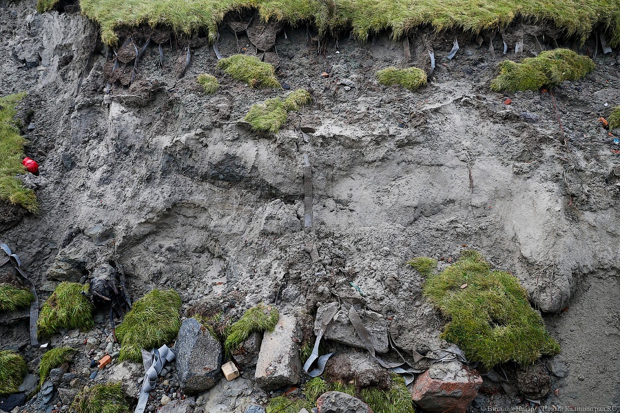Резиденция на краю: берег в Пионерском рушится в море
