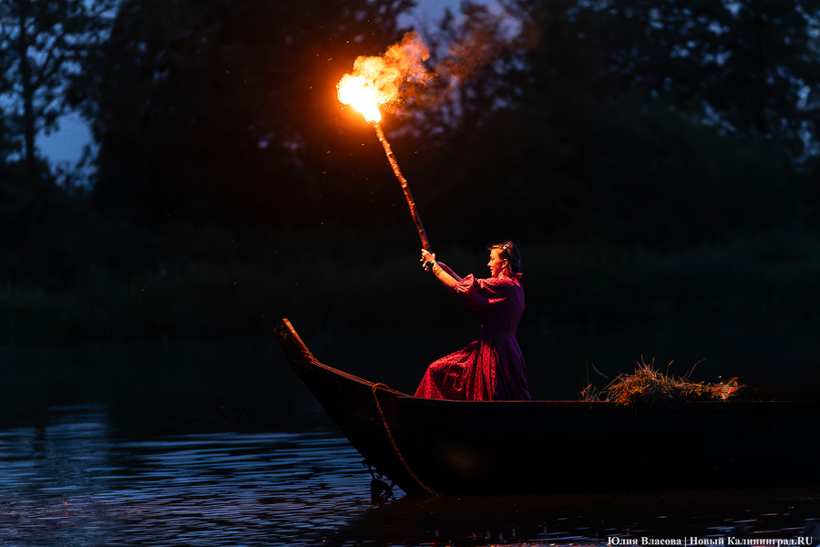 В свете пламени костра: как в Ушкуе отмечали праздник Ивана Купалы (фото)