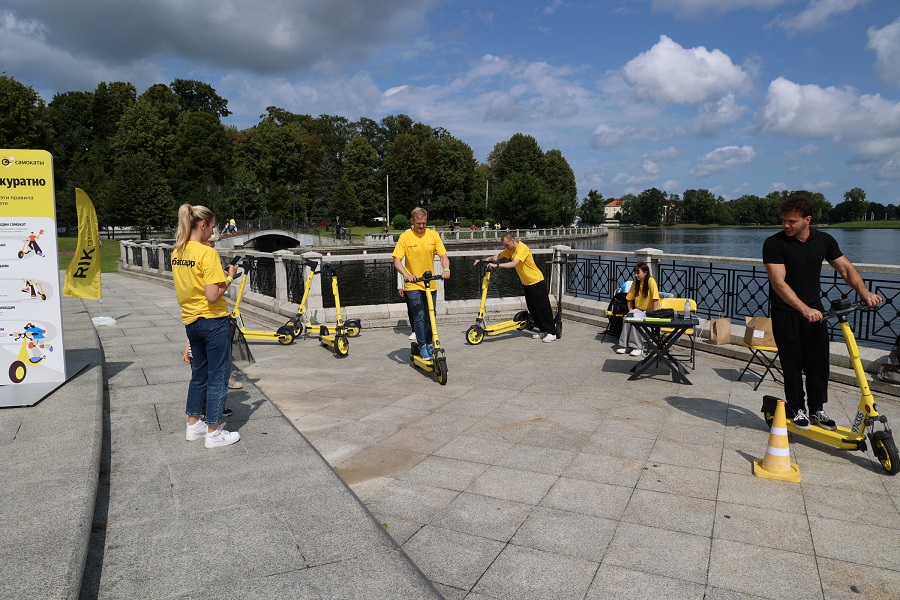 Власти Калининграда сообщили об открытии Школы безопасной езды на самокатах
