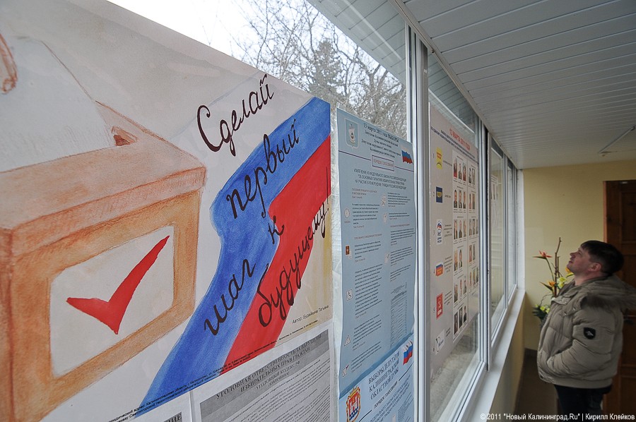 В Калининградской области явка на выборах составила почти 30%