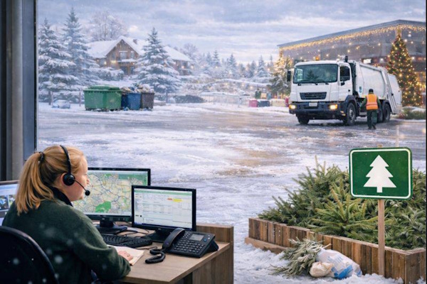 Вывоз ТКО под контролем: жителям области рассказали, куда сдавать живые елки.