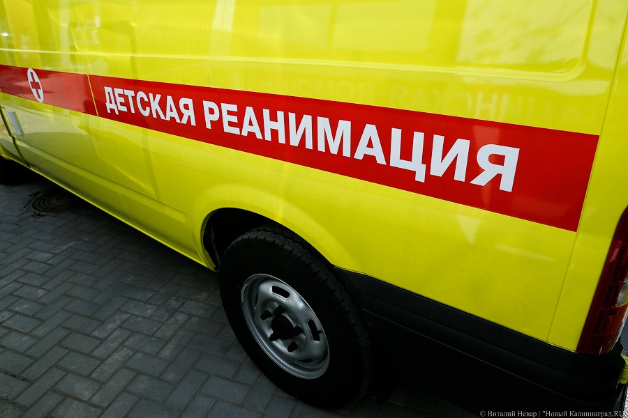 При аварии в Калининграде новорожденная девочка получила травму головы