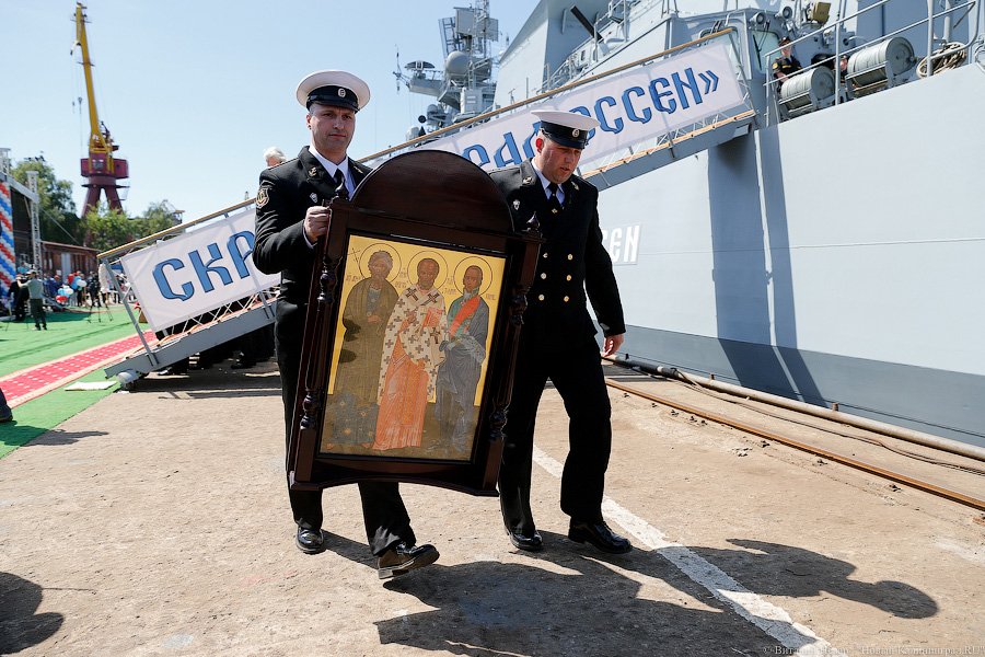 Человек-корабль: в Калининграде передали флоту фрегат «Адмирал Эссен»