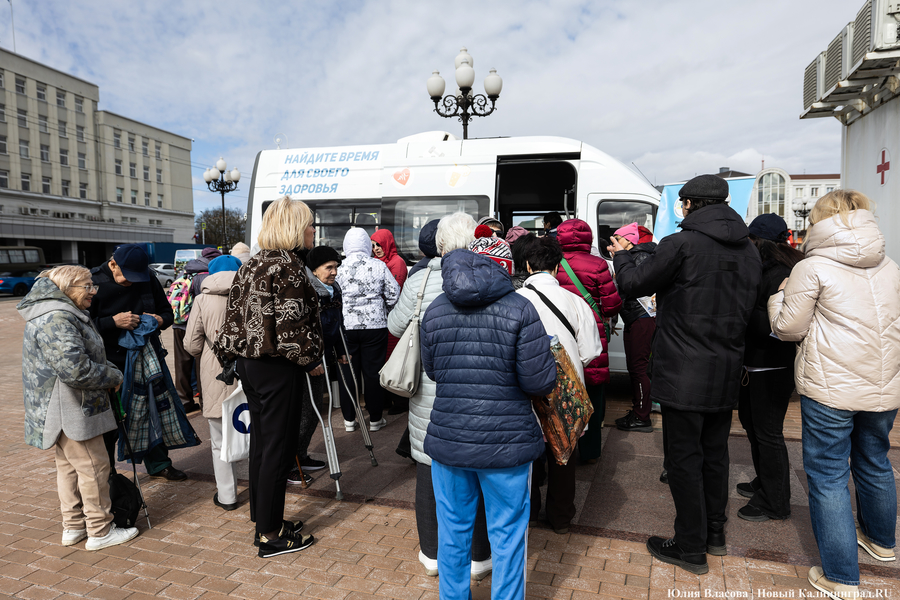 От зарядки до анализов: как в Калининграде прошёл Всемирный день здоровья