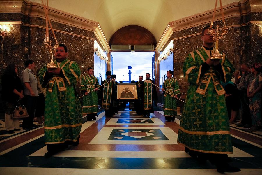 Образ преподобного: в регион привезли икону и частицу мощей Сергия Радонежского