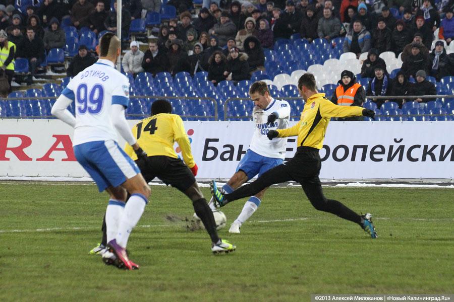 «Отмороженные части»: первый весенний матч «Балтики»