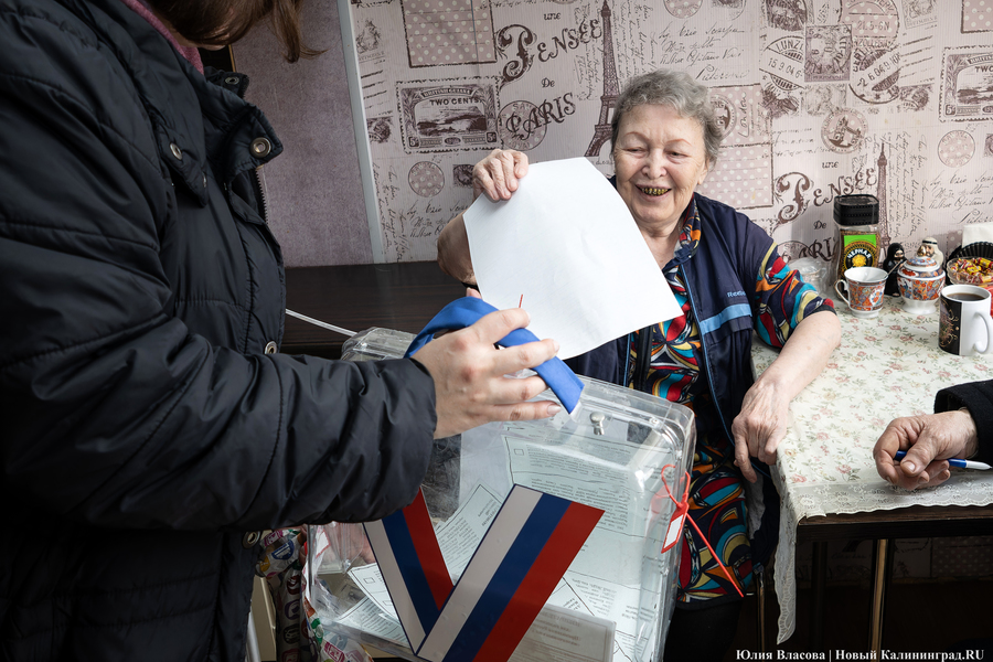 Один на ринге: как проходило голосование в Калининградской области (фото)