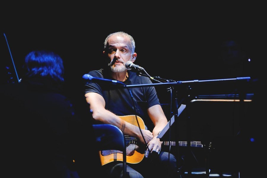 Олег Нестеров во время премьеры спектакля «Из жизни планет» на Новой сцене Александринского театра в Санкт-Петербурге, фотография Константина Кондрухова 