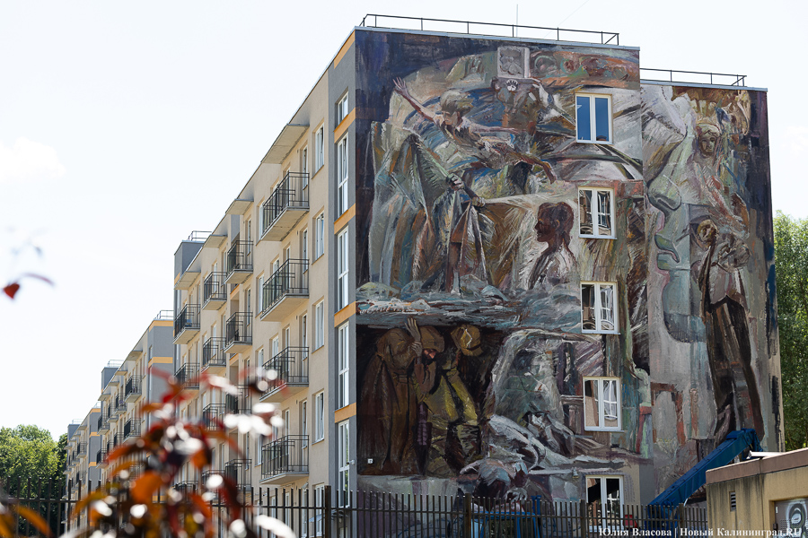 То, чему предстоит стать классикой: на зданиях БФУ им. Канта нарисовали четыре мурала (фото)