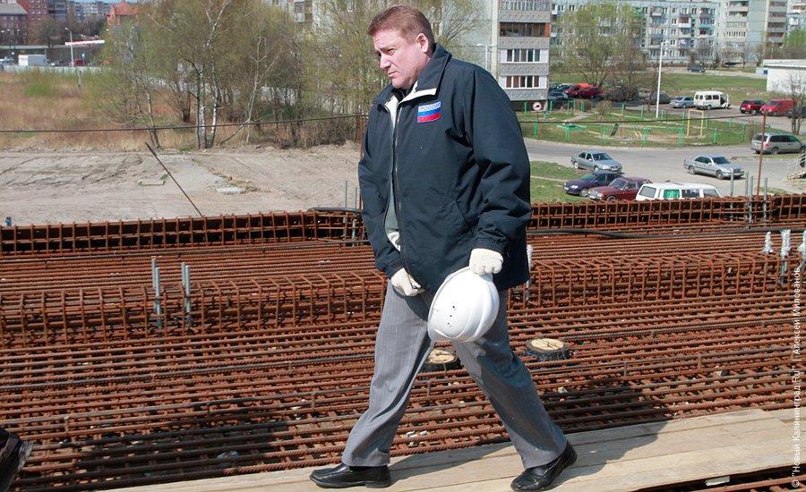 "Первый бетон на второй эстакаде": фоторепортаж "Нового Калининграда.Ru"