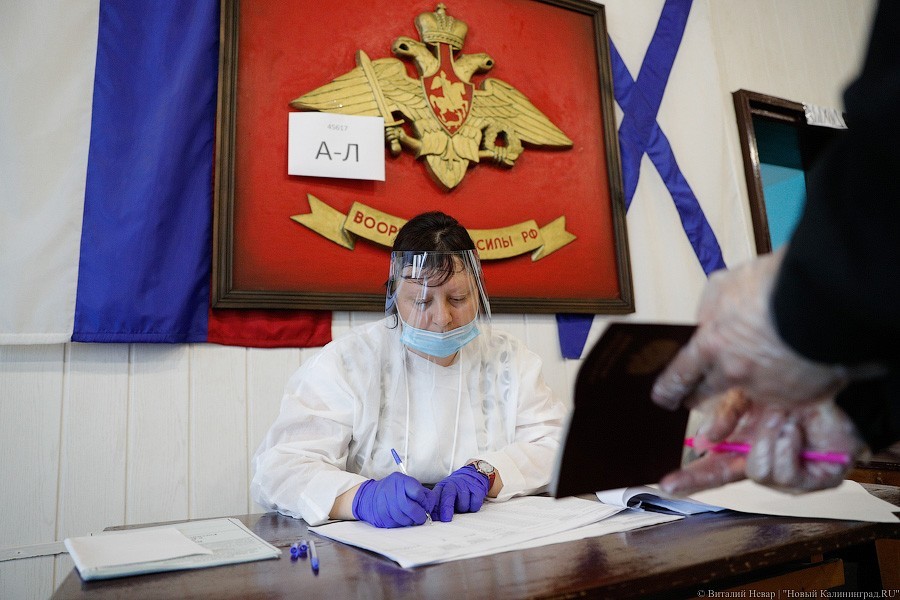 Поправки в палатках: как проходит голосование за изменение Конституции в Балтийске (фото)