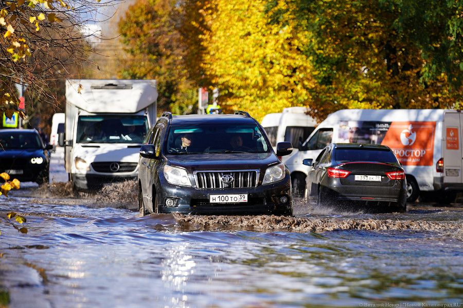 Другой берег улицы: Калининград затопило после шторма (да, опять)