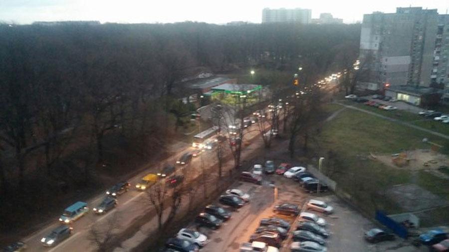 Вторая за неделю авария с участием трамвая заблокировала движение на Василевского (фото)