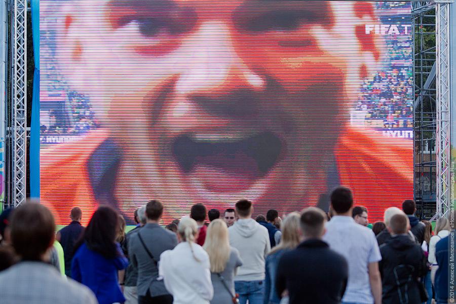 На трибунах становится тише: фестиваль болельщиков в Калининграде