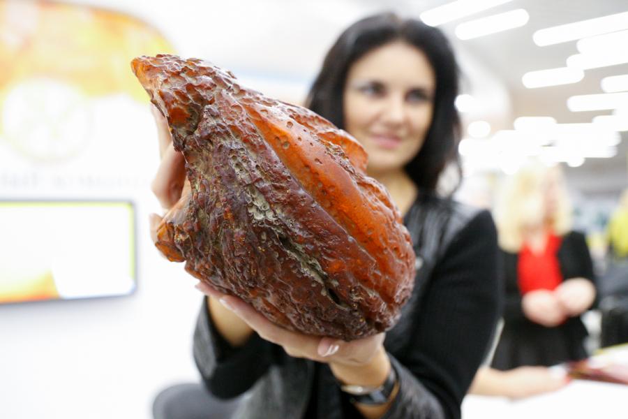 Янтарный комбинат проводит в июне аукцион по продаже уникальных камней