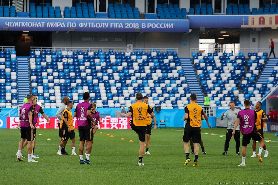 Кто из них не выйдет на поле?: предматчевая тренировка сборной Бельгии (фото)