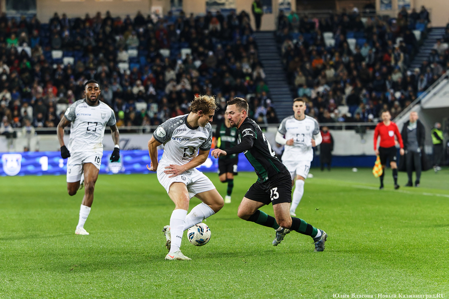 Ничья почти равна победе: как «Балтика» пободалась с «Краснодаром» (фото)