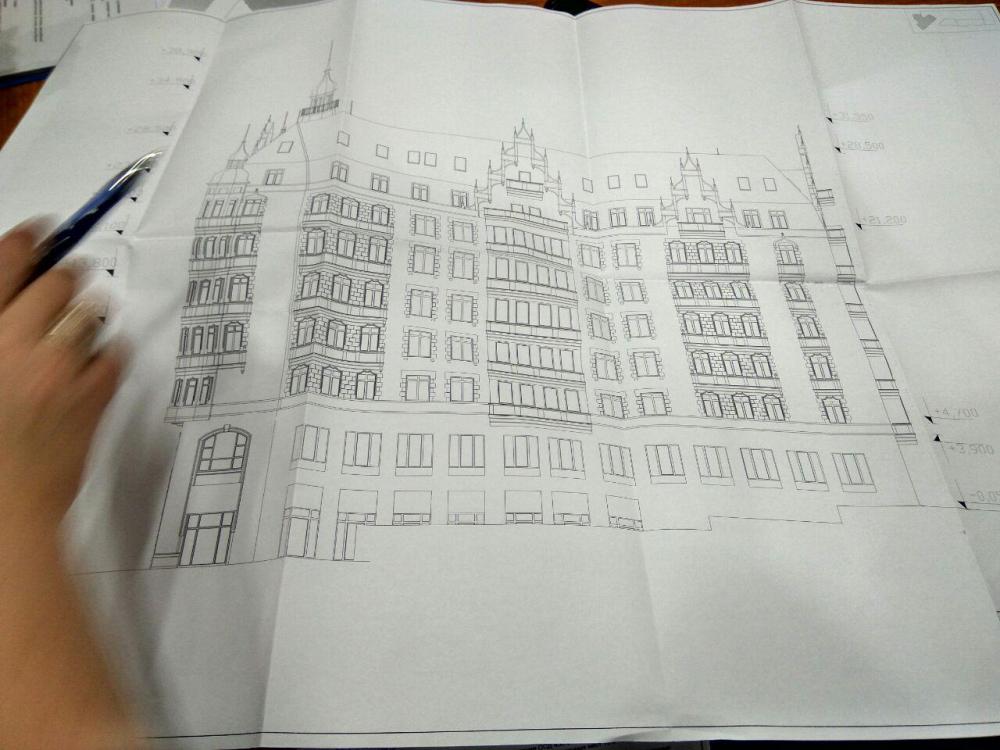 Эскиз будущего здания, фото — Татьяна Зиберова, «Новый Калининград.Ru»