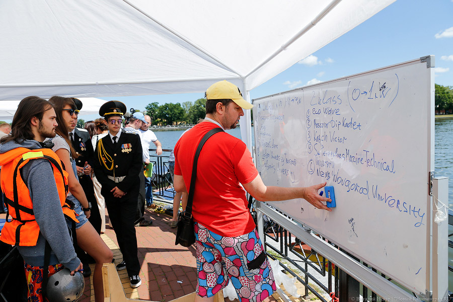 Стартовали: в Калининграде прошли соревнования лодок на солнечных батареях