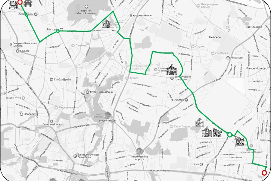 Автобус от ул. Аксакова до ДС «Янтарный» запускают 28 августа