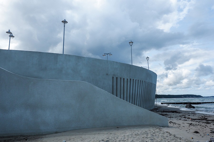 Сокращение отставания: новый променад в Светлогорске стал похож на променад