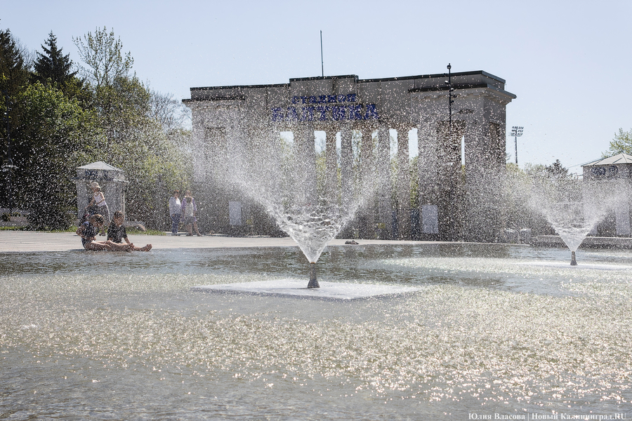 Плюс два новых: в Калининграде запустили городские фонтаны (фото)