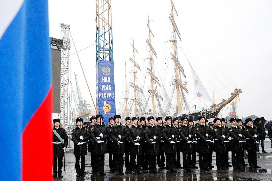 Ураган в паруса: «Крузенштерн» и «Седов» проводили в кругосветное плавание (фото)