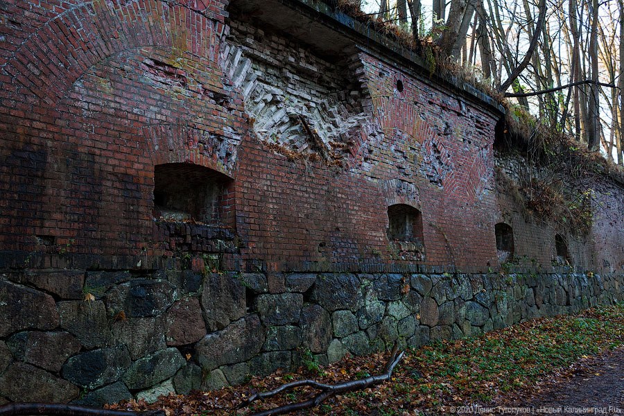 Стену бастиона «Грольман» вдоль Литовского ручья намерены отремонтировать за 21 млн. рублей