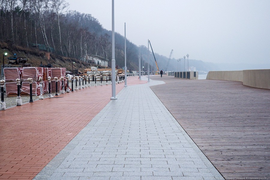  Не рассчитали силы: как выглядит будущий променад в Светлогорске (фото)