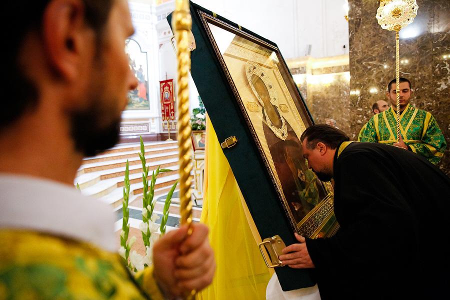 Образ преподобного: в регион привезли икону и частицу мощей Сергия Радонежского