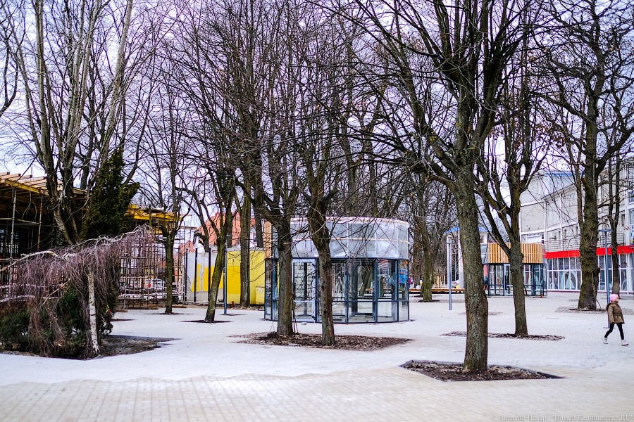 Плитка на плитке: как выглядит центр Зеленоградска во время реконструкции (фото)