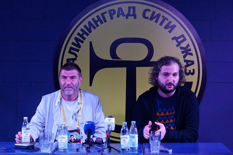 Евгений Гришковец и Гиги Дедаламазишвили. Фото — Денис Туголуков, «Новый Калининград.Ru» 