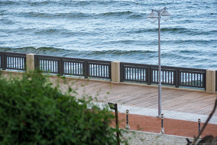 Сокращение отставания: новый променад в Светлогорске стал похож на променад